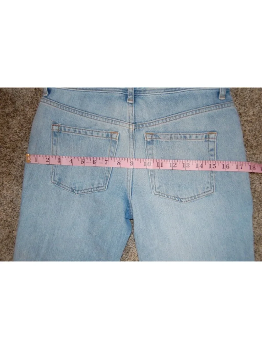 NWT We the Free Maggie Ripped Crop Straight Leg Denim Jeans Light Wash Size 24